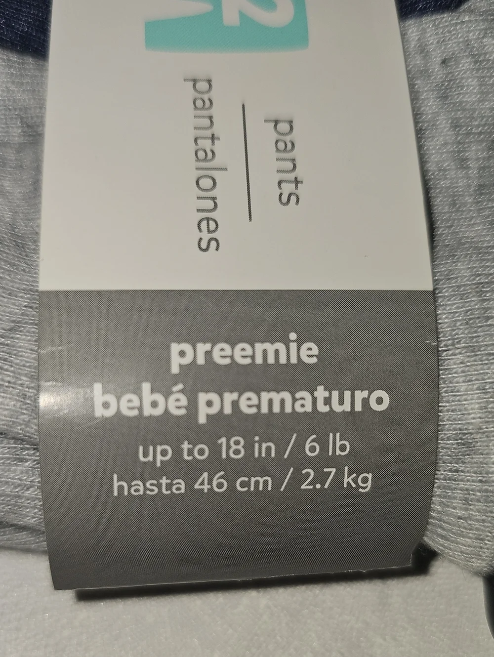Carter's Child of Mine Baby Pants, 2-Pack, Size Preemie New
